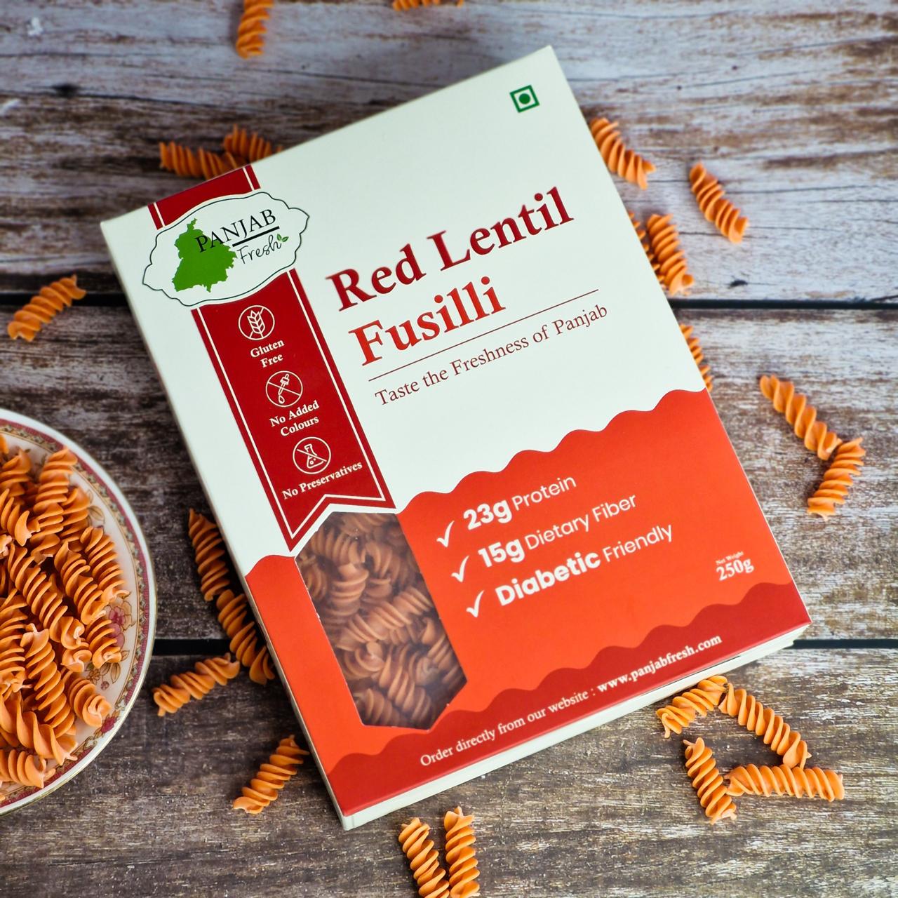 Red Lentil Fusilli