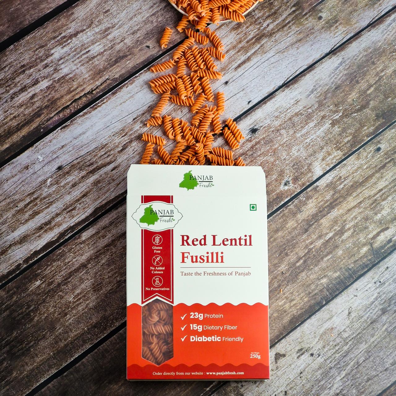 Red Lentil Fusilli
